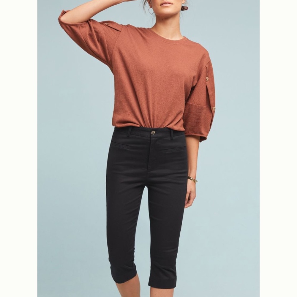NWT anthro skinny pedal pusher pants